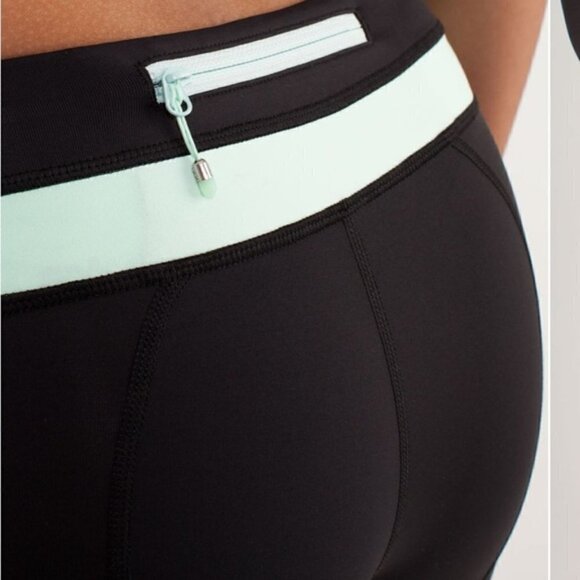 Lululemon Run Inspire Crop II Athletic Pants Mint Moment 2 - Picture 4 of 9